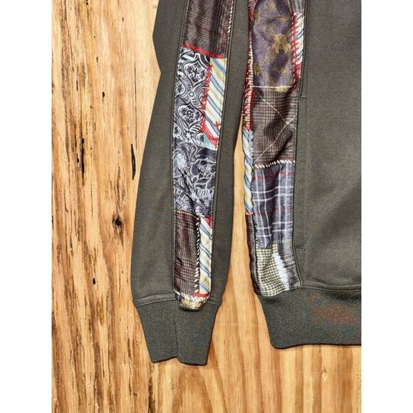 Y2K Billabong Streetwear Mens Large Patchwork Embroidered Logo Track Jacket Rare - Picture 10 of 11